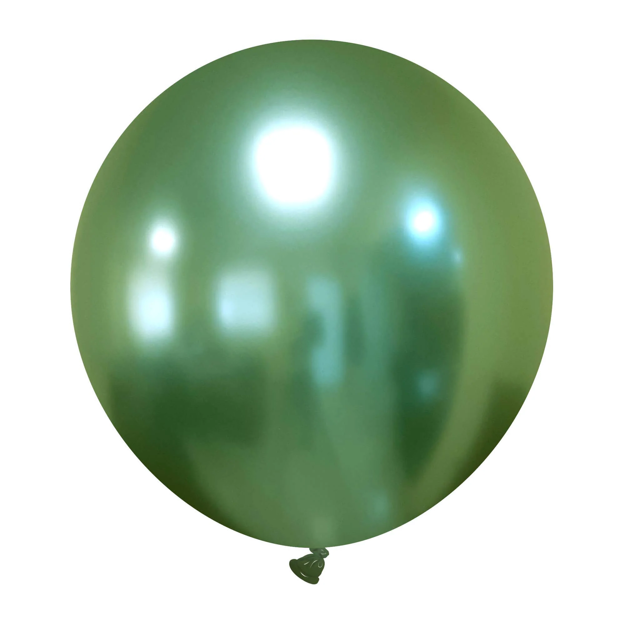 24" Cattex Titanium (Chrome/Mirror) Tiffany Formally Light Green Latex Balloons (1 Per Bag)