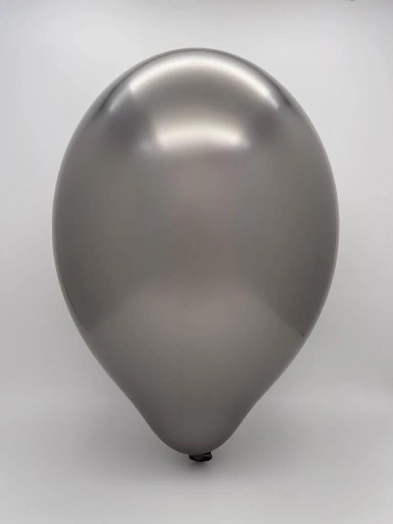 24" Cattex Titanium (Chrome/Mirror) Mercury Latex Balloons (1 Per Bag) - Image 2
