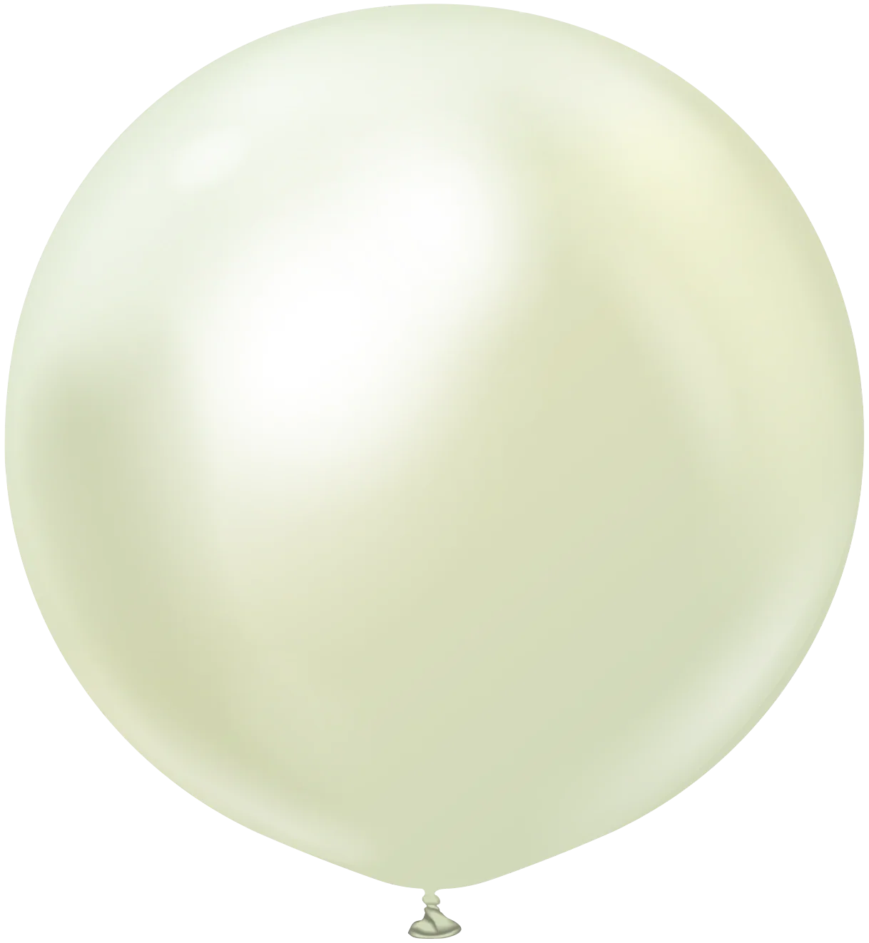 24" Kalisan Latex Balloons Mirror Green Gold (5 Per Bag)