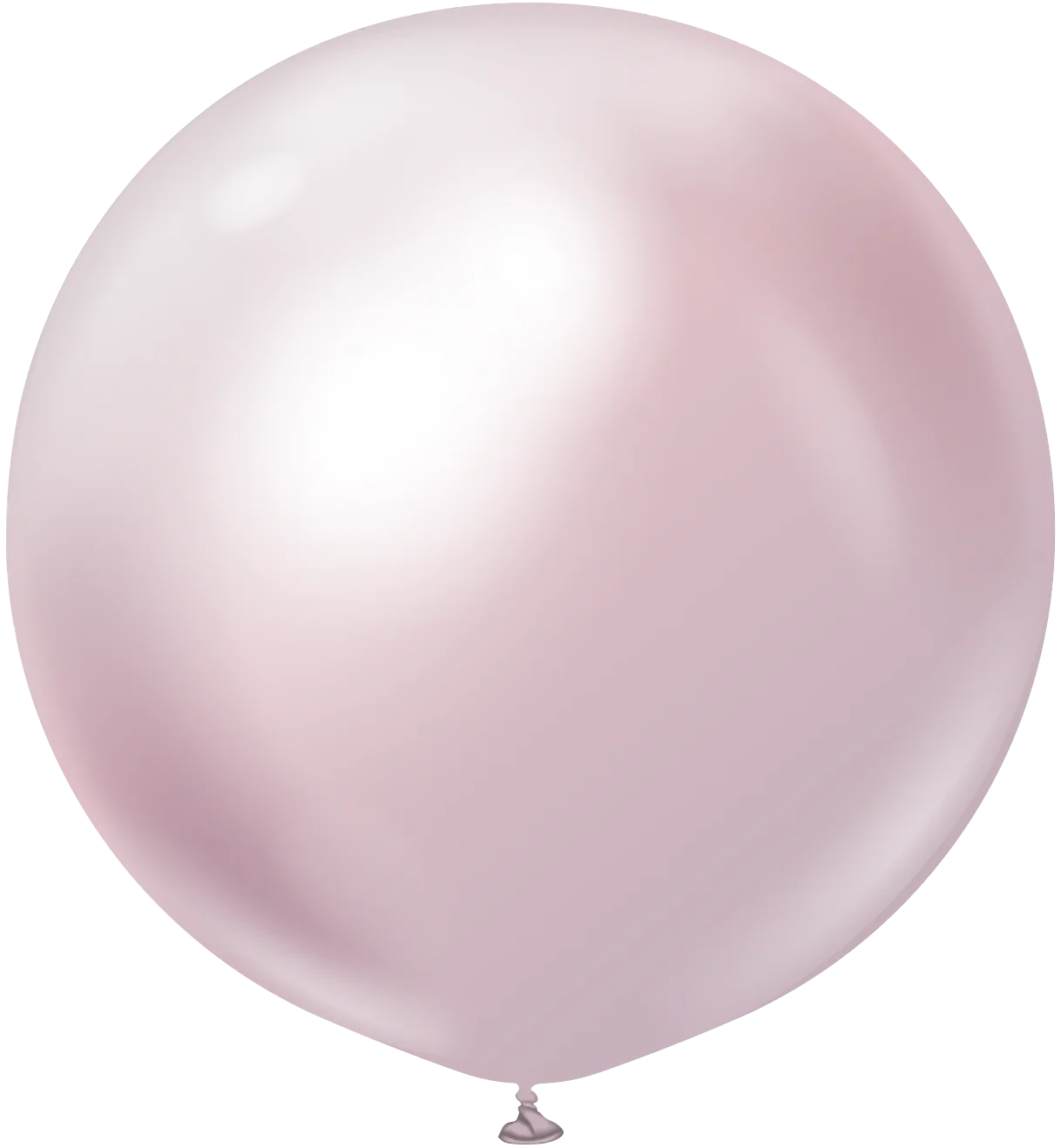 24" Kalisan Latex Balloons Mirror Pink Gold (5 Per Bag)