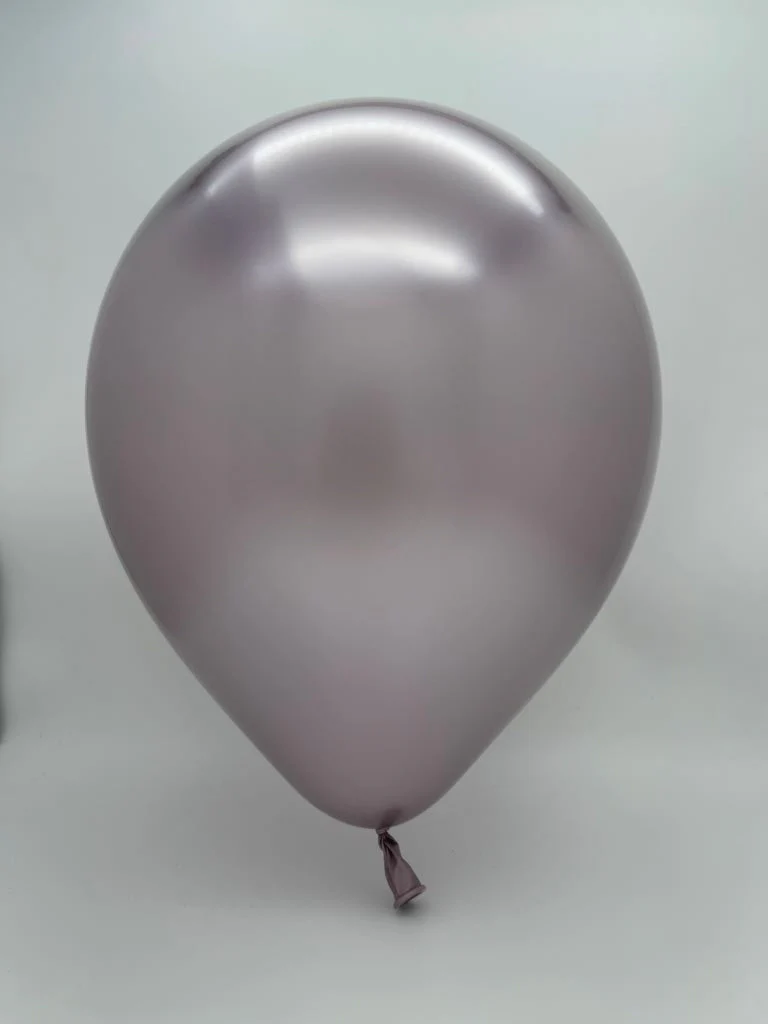 24" Kalisan Latex Balloons Mirror Pink Gold (5 Per Bag) - Image 2