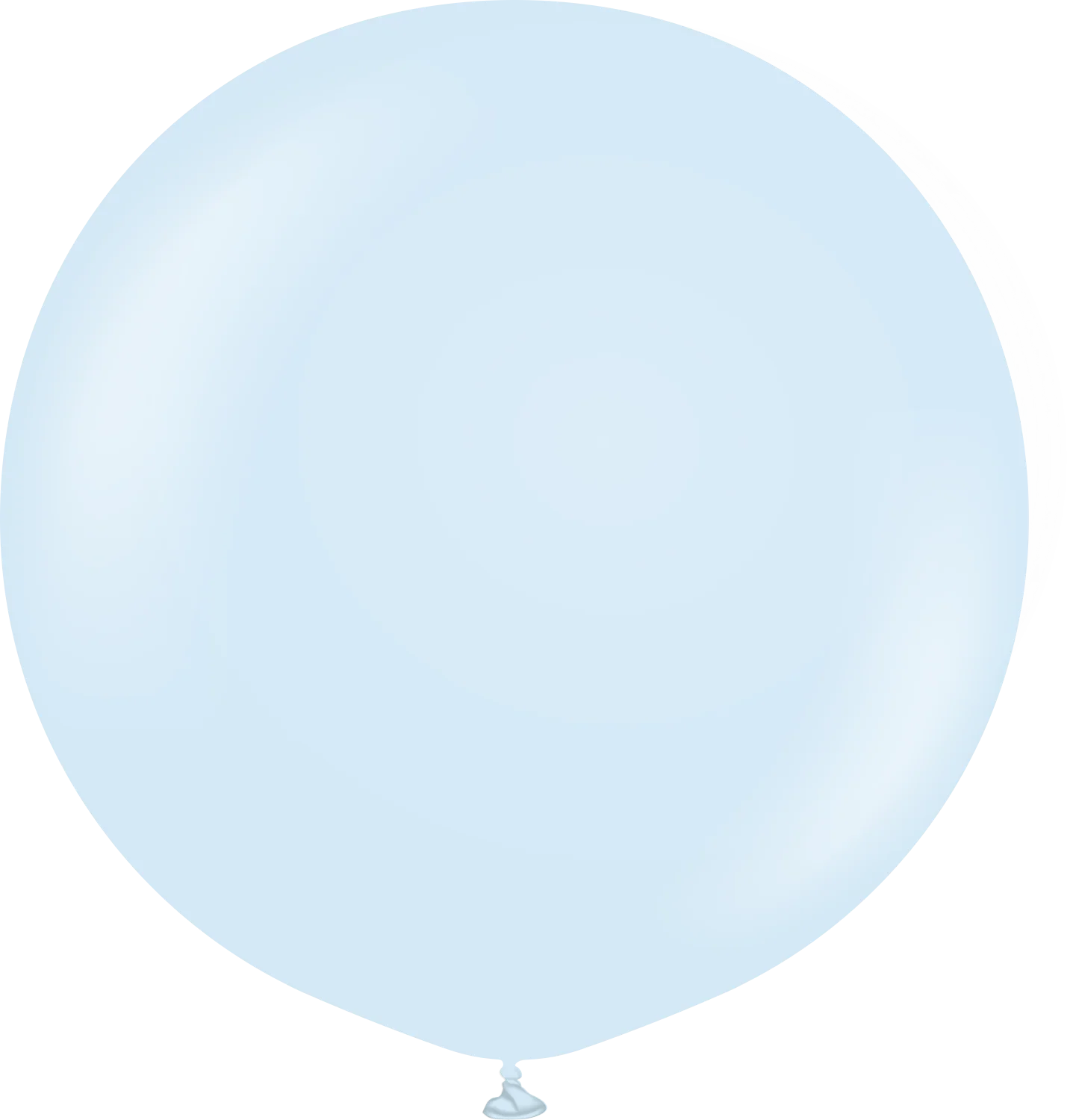 24" Kalisan Latex Balloons Pastel Matte Macaron Baby Blue (5 Per Bag)