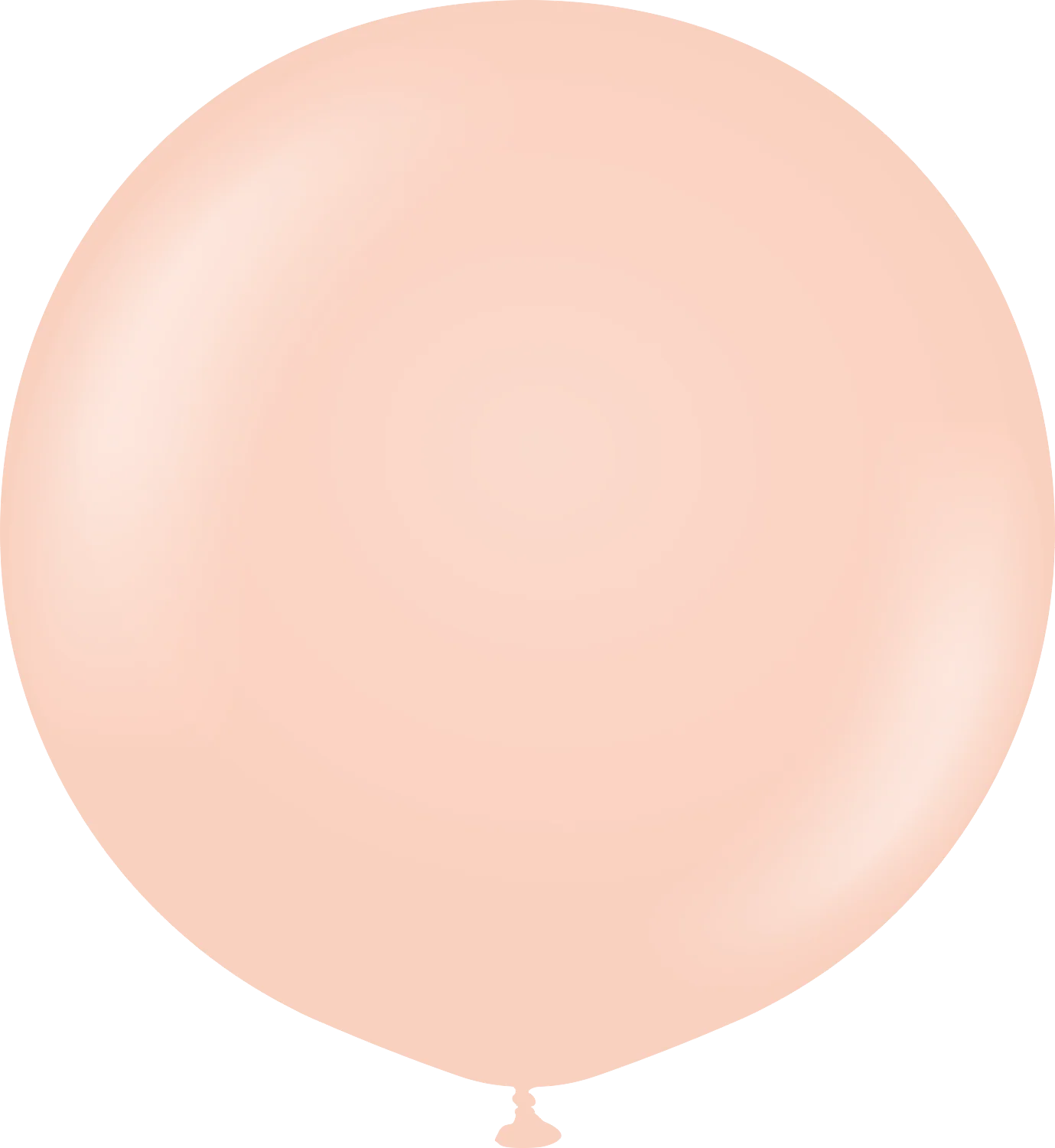 24" Kalisan Latex Balloons Pastel Matte Macaron Salmon (5 Per Bag)