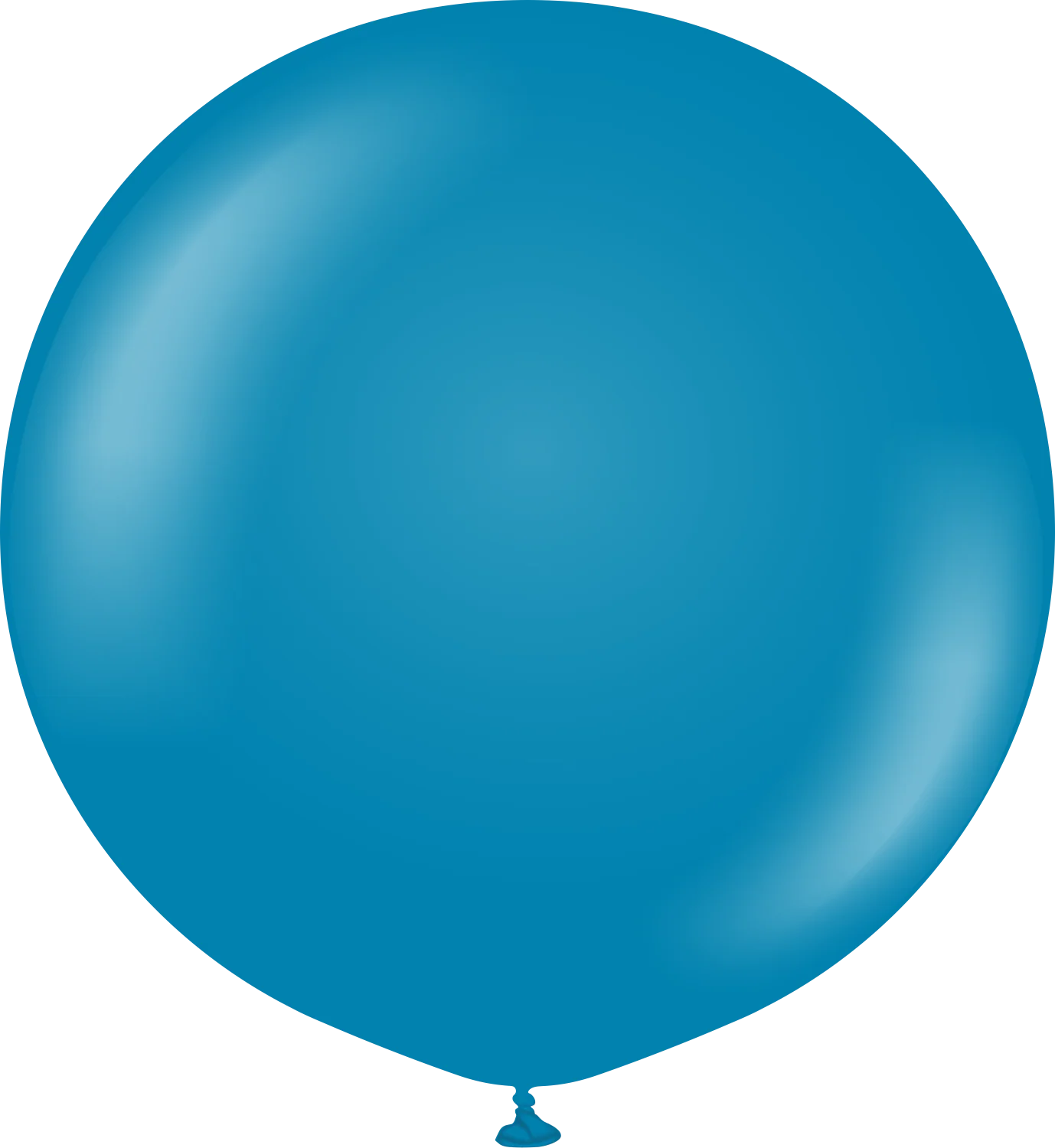24" Kalisan Latex Balloons Retro Deep Blue (5 Per Bag)