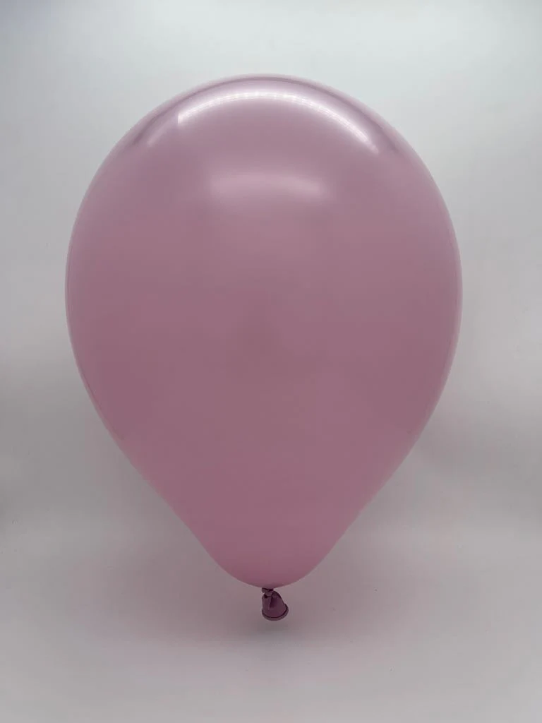 24" Kalisan Latex Balloons Retro Dusty Rose (5 Per Bag) - Image 2