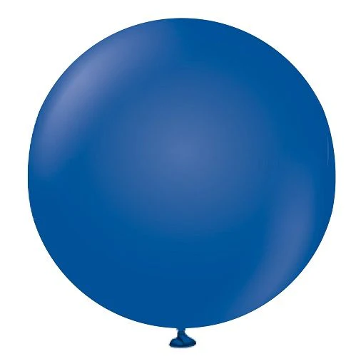 24" Kalisan Latex Balloons Standard Dark Blue (5 Per Bag)