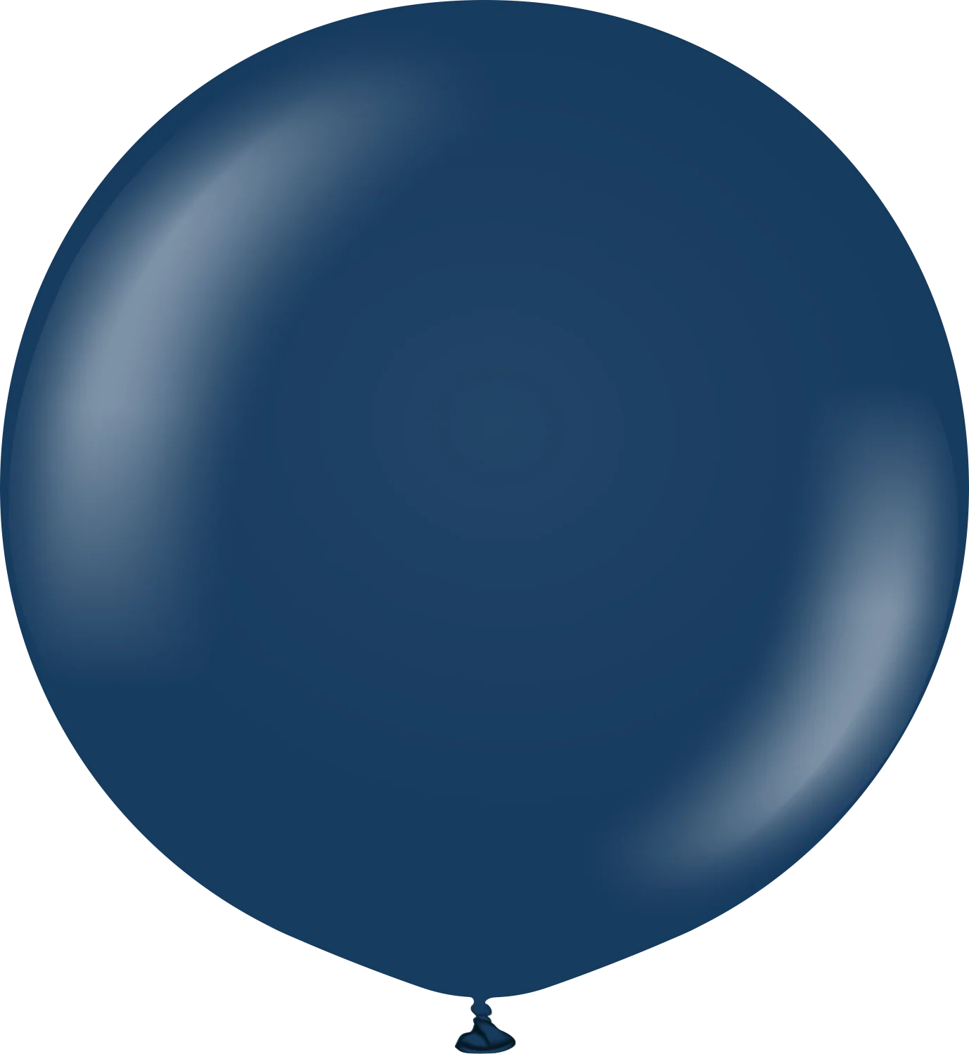 24" Kalisan Latex Balloons Standard Navy (5 Per Bag)