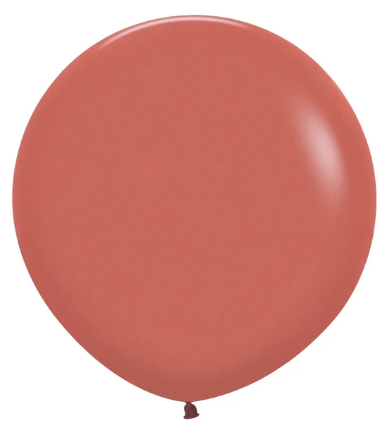 24" Latex Balloons (10 Per Bag) Deluxe Terracotta Sempertex/Betallatex