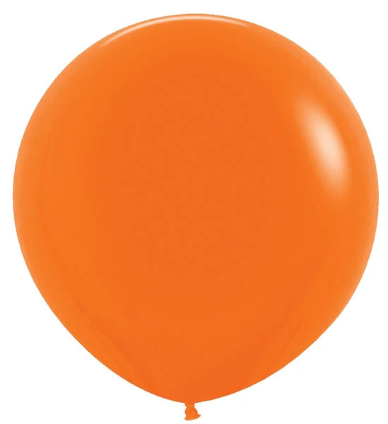 24" Latex Balloons (3 Per Bag) Fashion Orange Sempertex/Betallatex