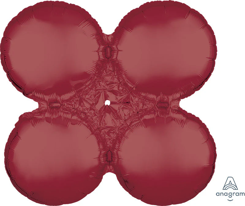 30" MagicArch Large Burgundy MagicArch Foil Balloon