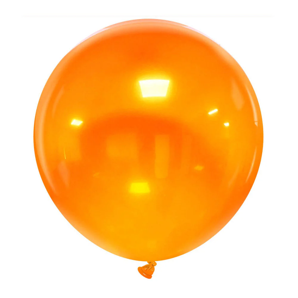 24" Cattex Brand Premium Brand Orange Crystal Balloons