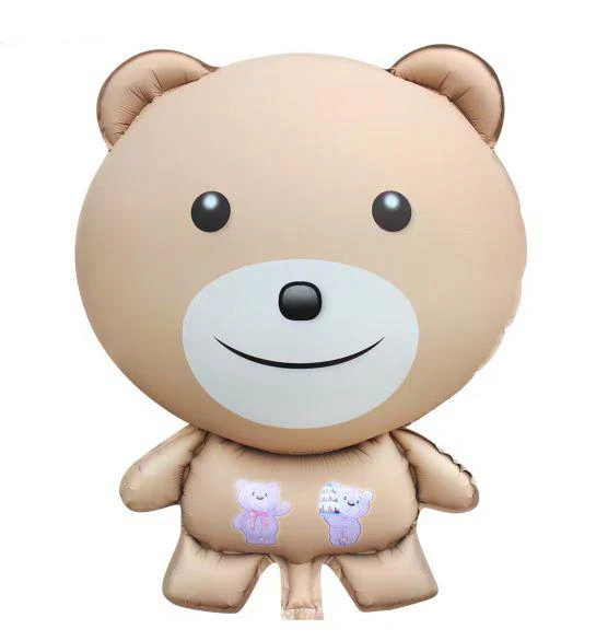 24" Matte Big Head Teddy Bear Brown Bear