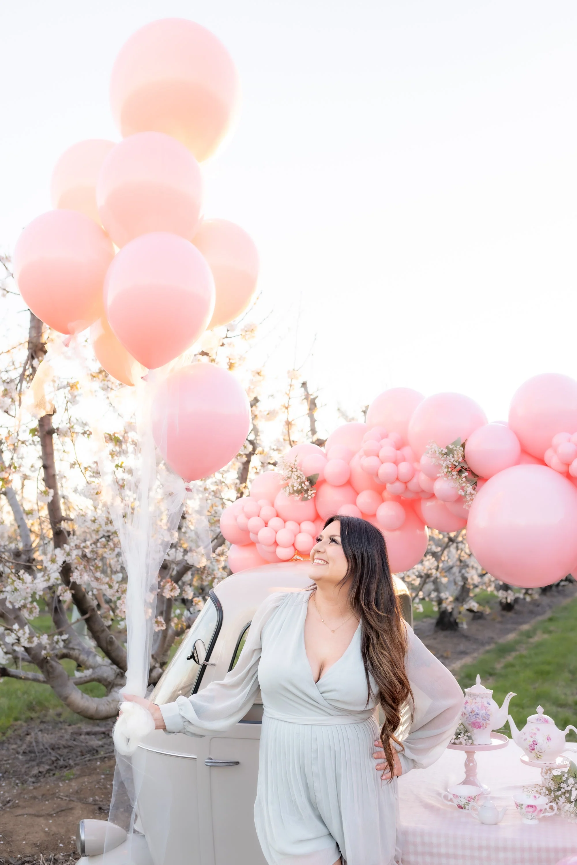 24" Romey Pearl Pink Tuftex Latex Balloons Designer Balloons (3 Per Bag) - Image 3