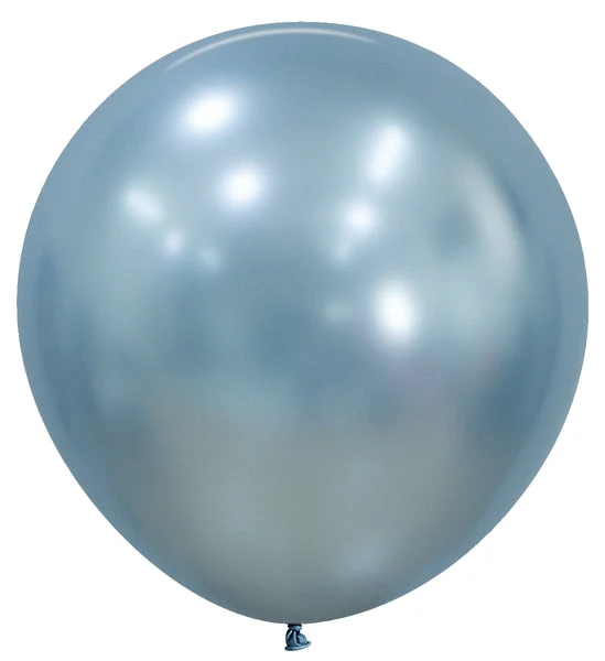 24" Sempertex/Betallatex Latex Balloons (10 Per Bag) Silk Arctic Blue