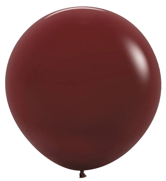 24" Sempertex/Betallatex Latex Balloons (3 Per Bag) Deluxe Merlot
