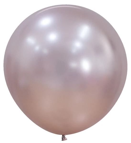 24" Sempertex/Betallatex Latex Balloons (3 Per Bag) Silk Pink Blossom