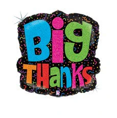 25" Big Thanks Balloon