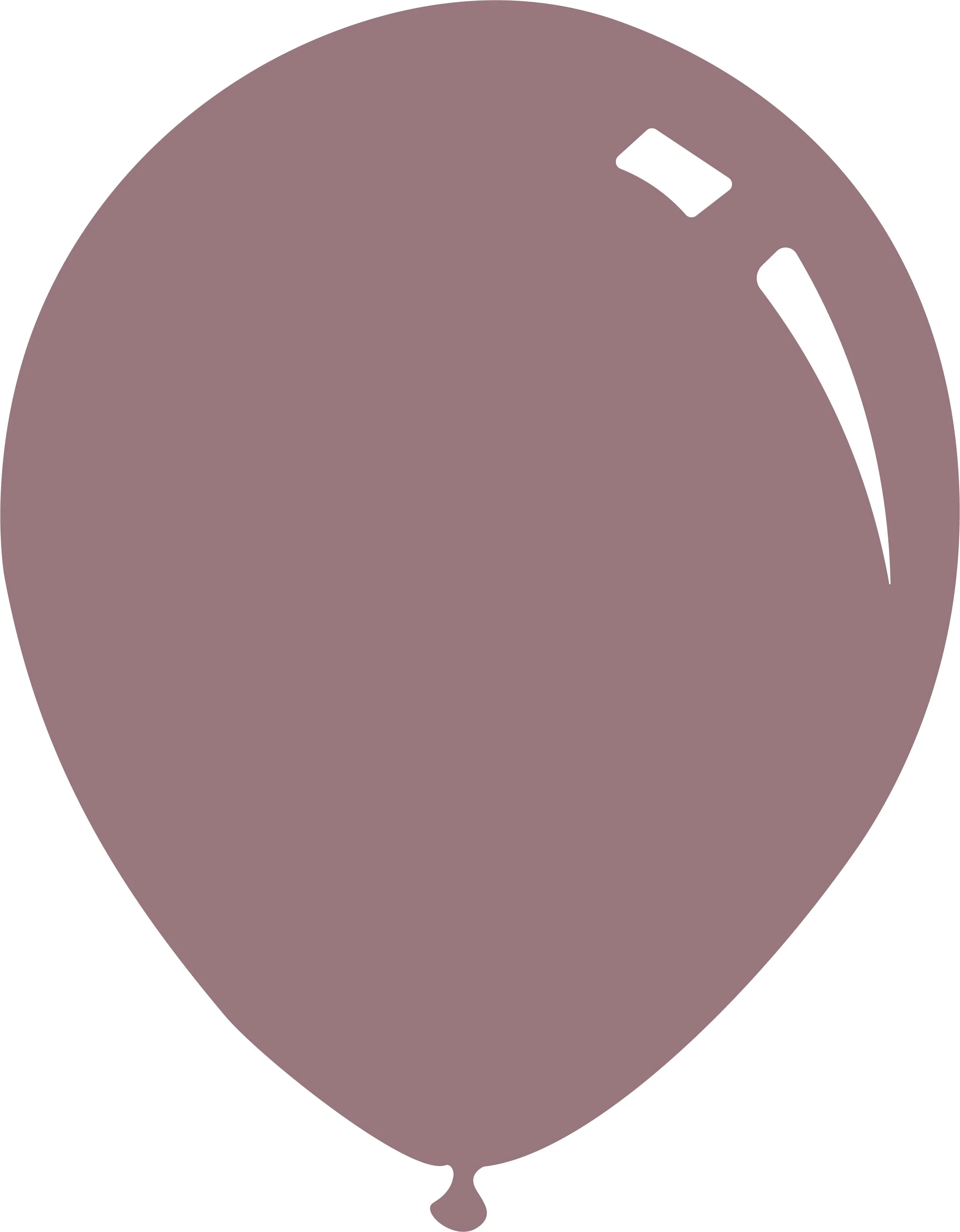 26" Deco Dusty Rose Decomex Latex Balloons (10 Per Bag)