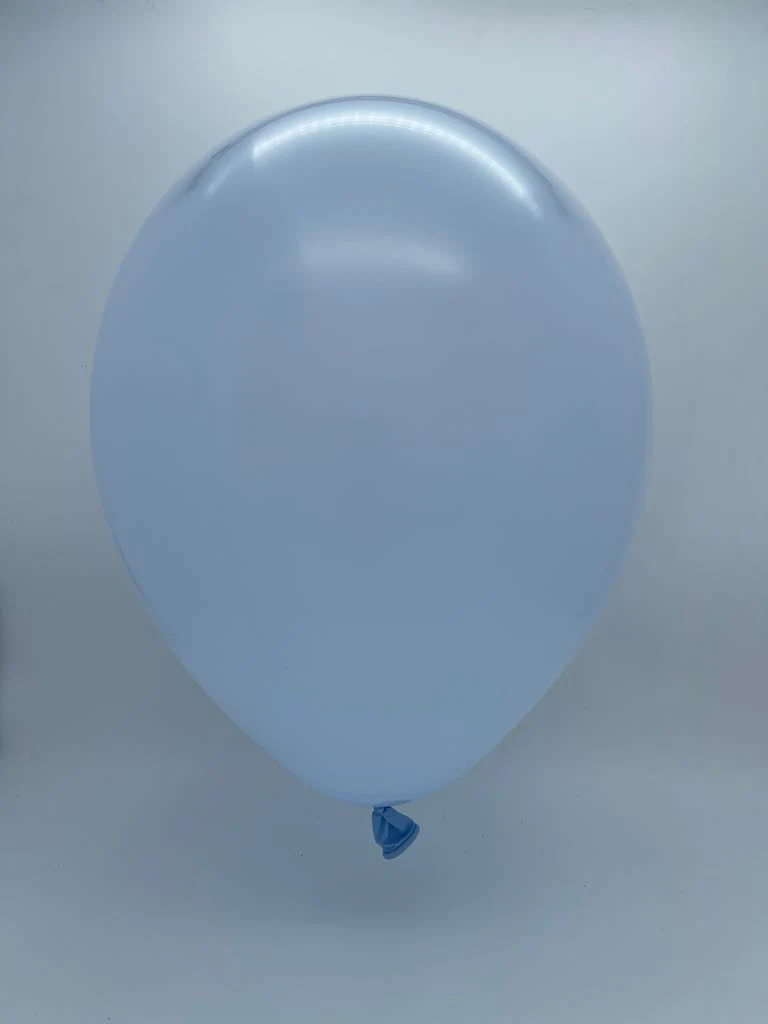 26" Deco Sky Blue Decomex Latex Balloons (10 Per Bag) - Image 2