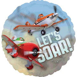 26" Disney Planes Let's Soar Clear Balloon