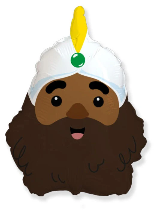 26" Baltasar Head (Three Wise Men) Foil Balloon