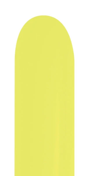 260 Twisting/Modelling Latex Balloon (50 pcs/bag) Neon Yellow Sempertex/Betallatex