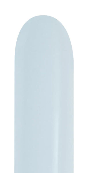 260 Twisting/Modelling Latex Balloon (50 Per Bag) Fashion White Sempertex/Betallatex