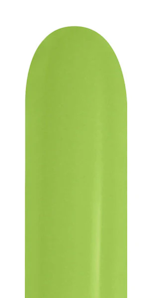 260 Nozzle Up Twisting/Modelling Latex Balloons (50 Per Bag) Deluxe Key Lime Sempertex/Betallatex