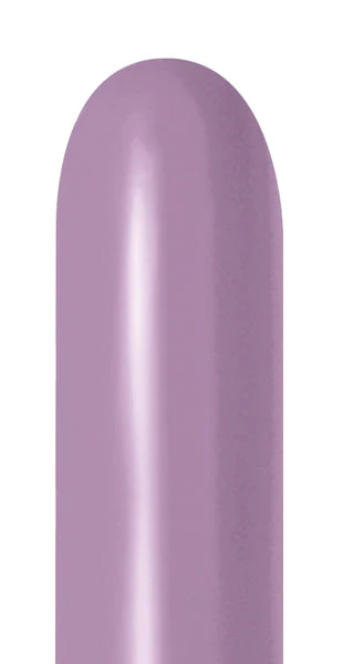 260B Sempertex/Betallatex Twisting/Modelling Latex Balloons (50 Per Bag) Pastel Dusk Lavender