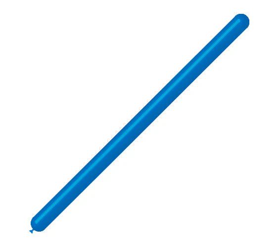 260BN Balloonia Brand Professional Line Twisting/Modelling Latex Balloons Standard Blue (50 Per Bag)