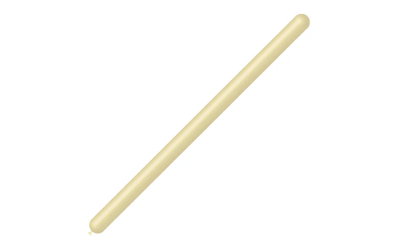 260BN Balloonia Brand Professional Line Twisting/Modelling Latex Balloons Standard Ivory (50 Per Bag) - Image 3