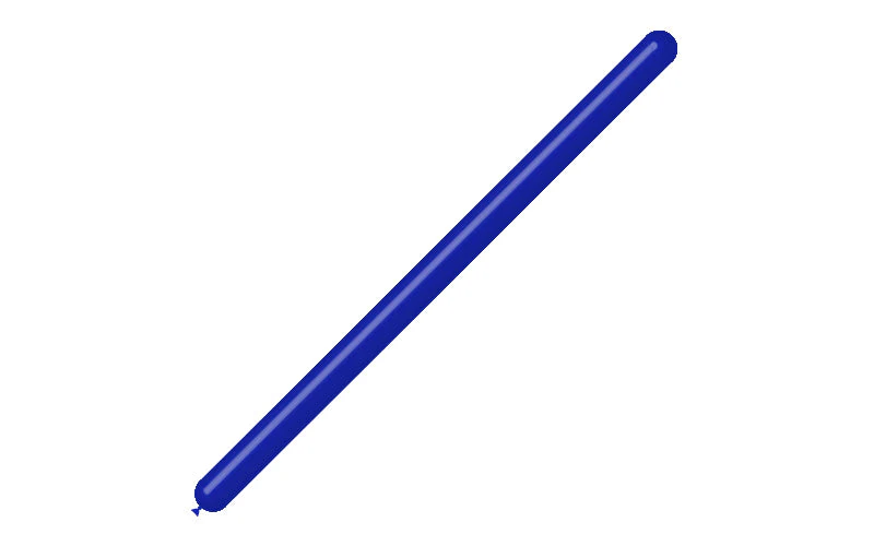 260BN Balloonia Brand Professional Line Twisting/Modelling Latex Balloons Standard Navy Blue (50 Per Bag) - Image 3