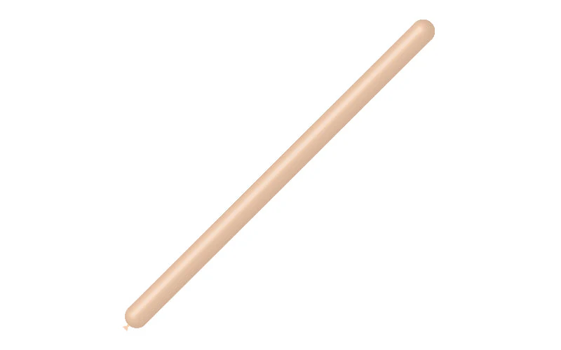 260BN Balloonia Brand Professional Line Twisting/Modelling Latex Balloons Standard Nude (50 Per Bag) - Image 3
