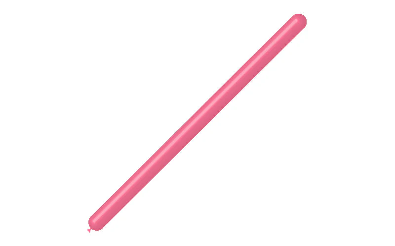 260BN Balloonia Brand Professional Line Twisting/Modelling Latex Balloons Standard Pink (50 Per Bag) - Image 3