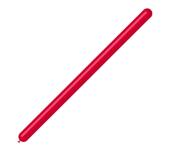 260BN Balloonia Brand Professional Line Twisting/Modelling Latex Balloons Standard Red (50 Per Bag)