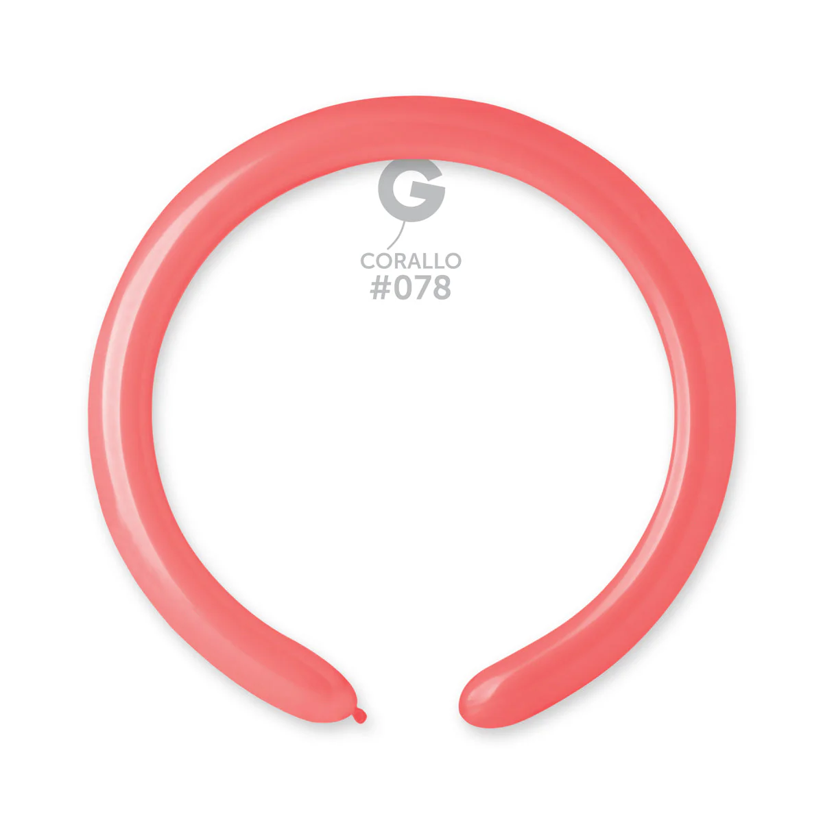 260G Gemar Latex Balloons (Bag of 50) Modelling/Twisting Corallo