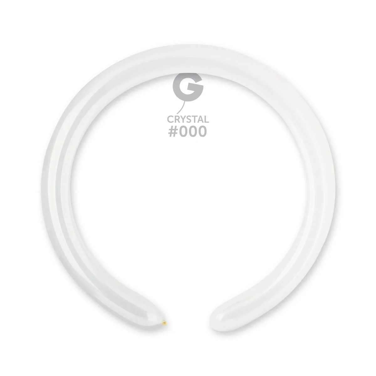 260G Gemar Latex Balloons (Bag of 50) Modelling/Twisting Crystal Clear