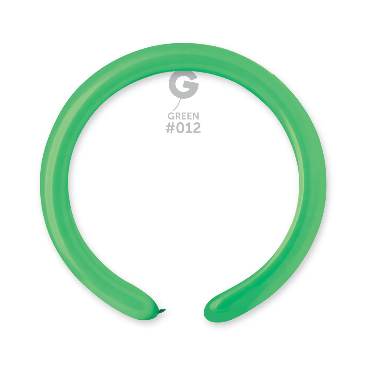 260G Gemar Latex Balloons (Bag of 50) Modelling/Twisting Green