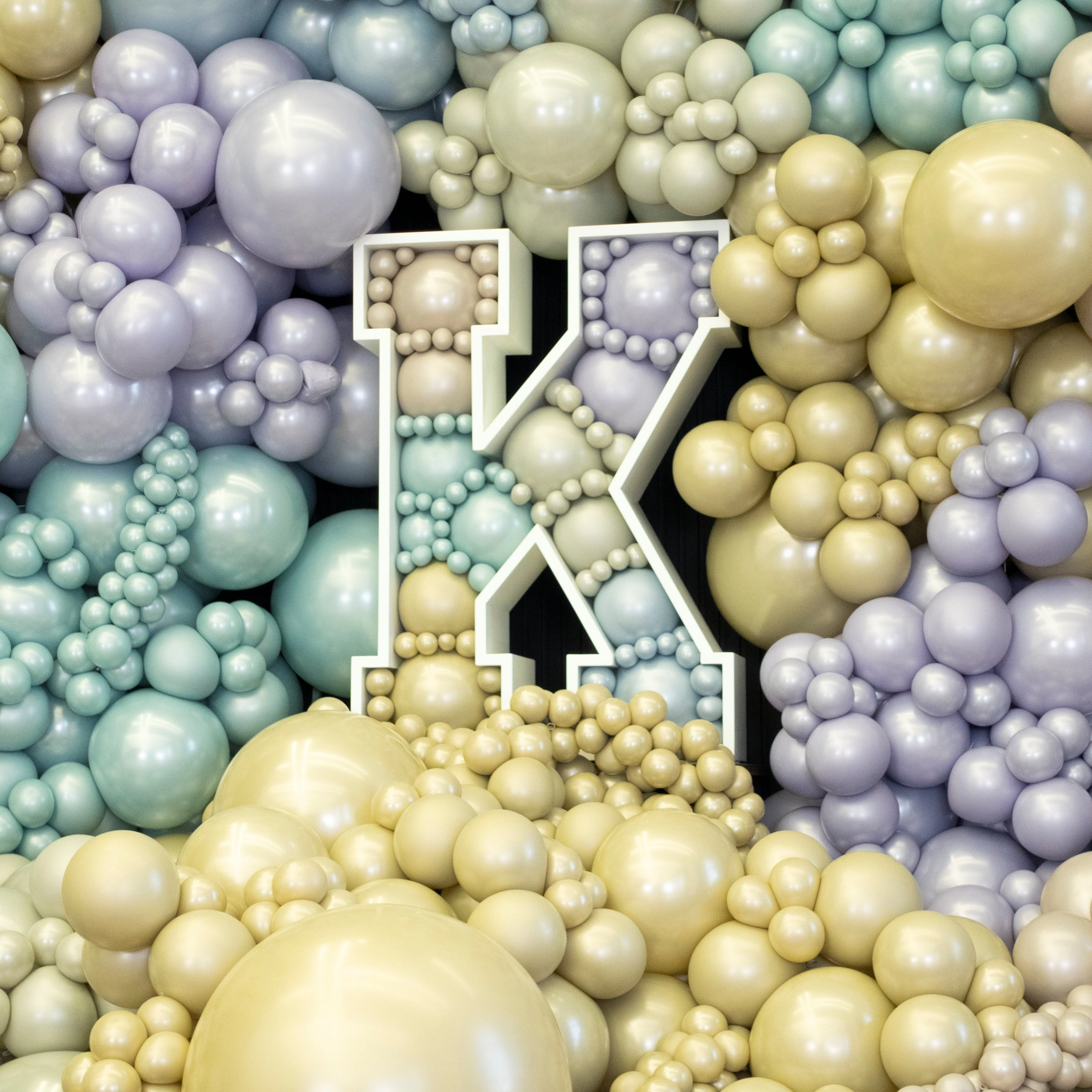 260K Kalisan Brand Twisting Latex Balloons Aura Ice Mint  (50 Per Bag) Nozzle Up - Image 23
