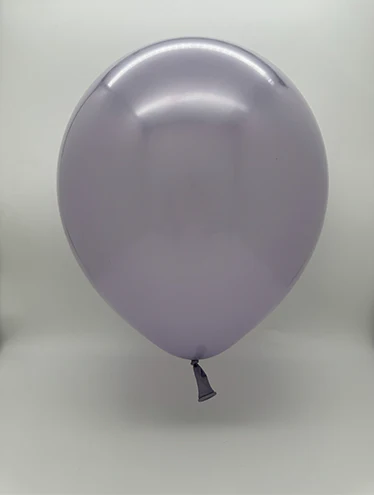 260K Kalisan Brand Twisting Latex Balloons Aura Lavender Fog  (50 Per Bag) Nozzle Up - Image 2
