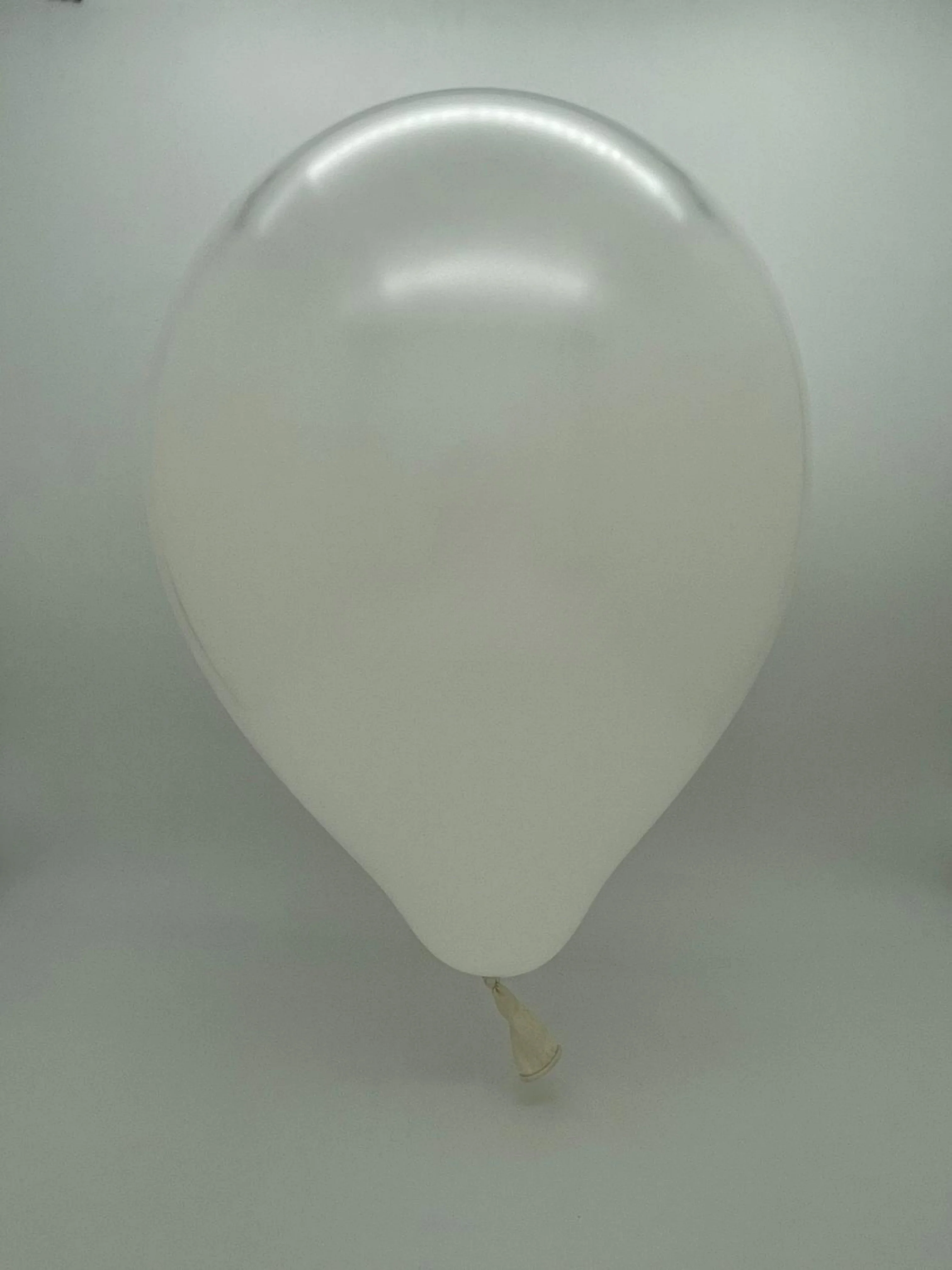 260K Kalisan Twisting Latex Balloons Opaque Satin Snow White (50 Per Bag) - Image 2