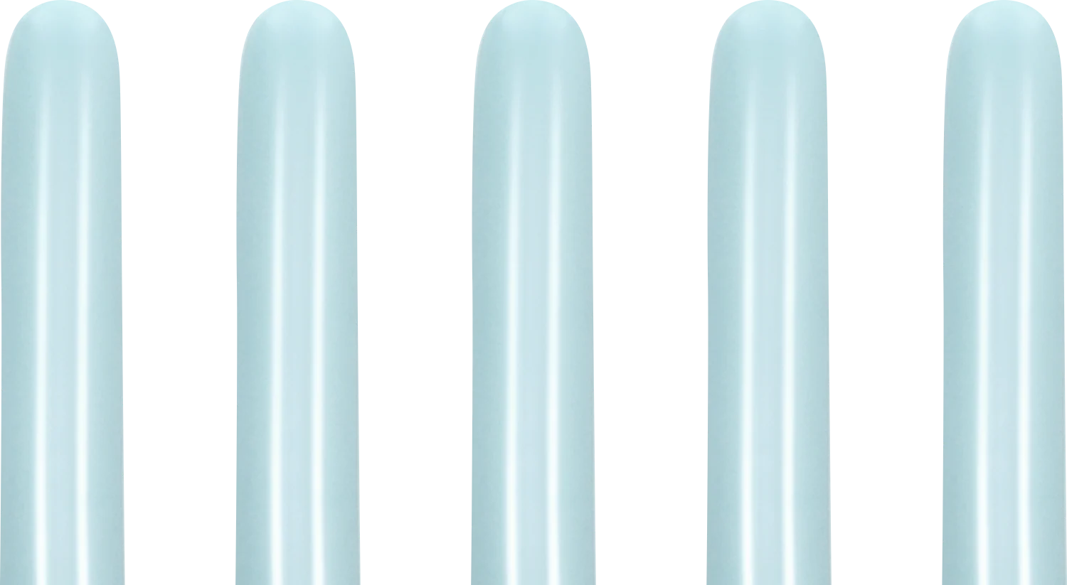 260K Kalisan Twisting Latex Balloons Pastel Matte Macaron Baby Blue (50 Per Bag) - Image 3