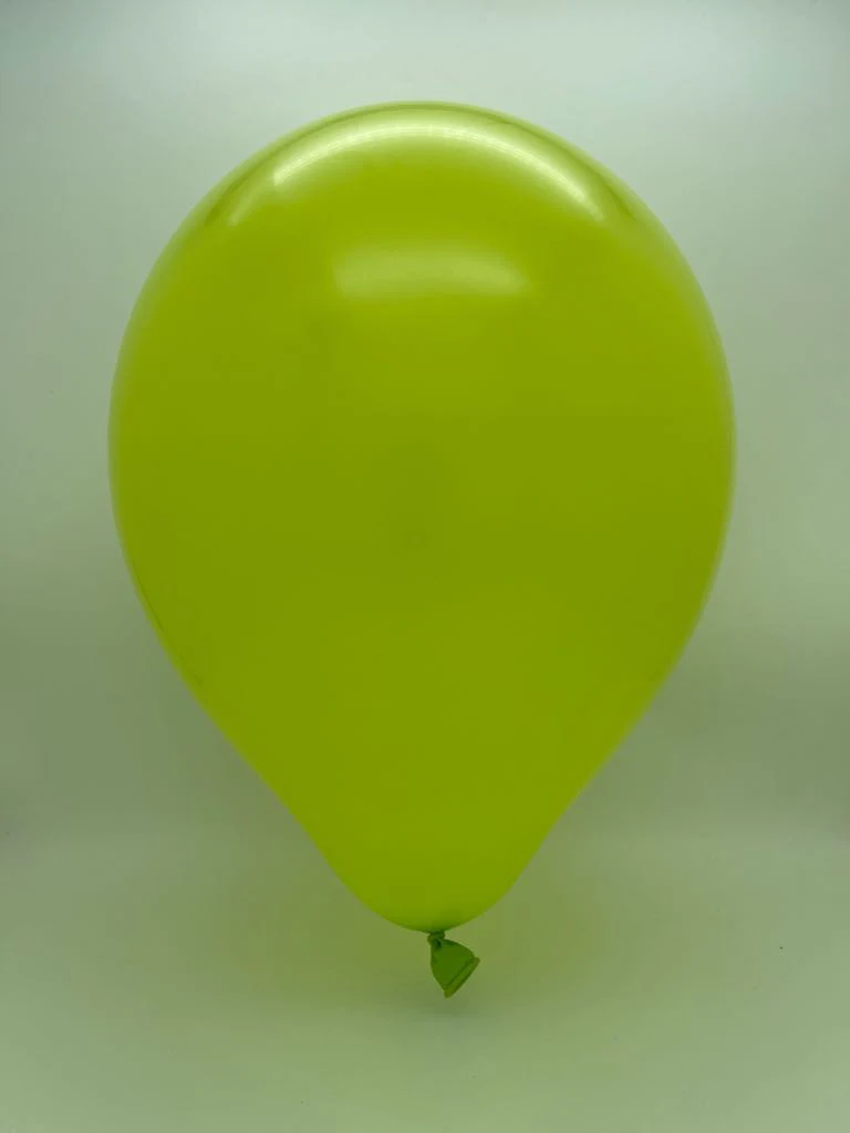 260K Kalisan Twisting Latex Balloons Standard Lime Green (50 Per Bag) - Image 2