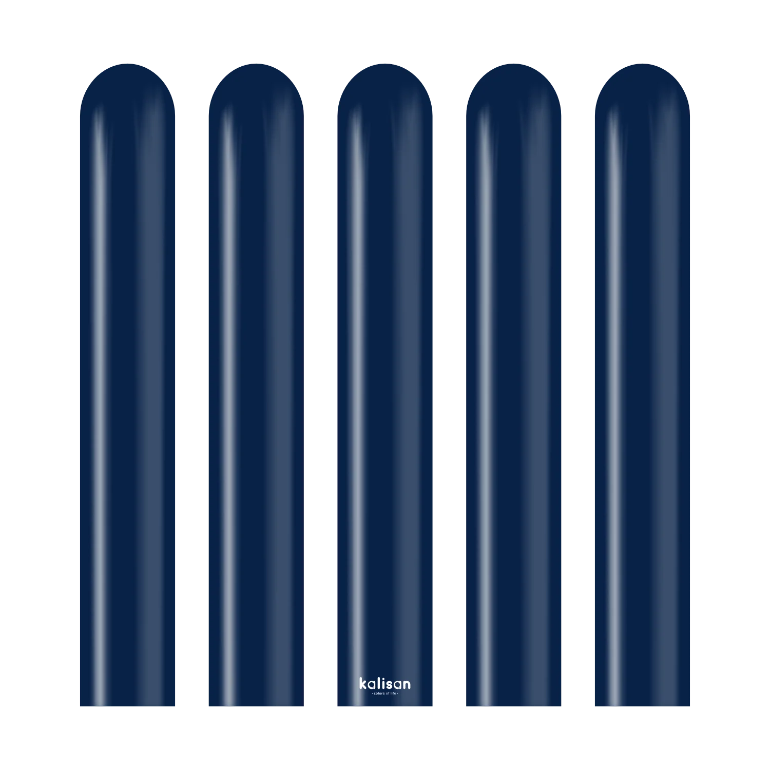 260K Kalisan Twisting Latex Balloons Standard Navy (50 Per Bag) - Image 3