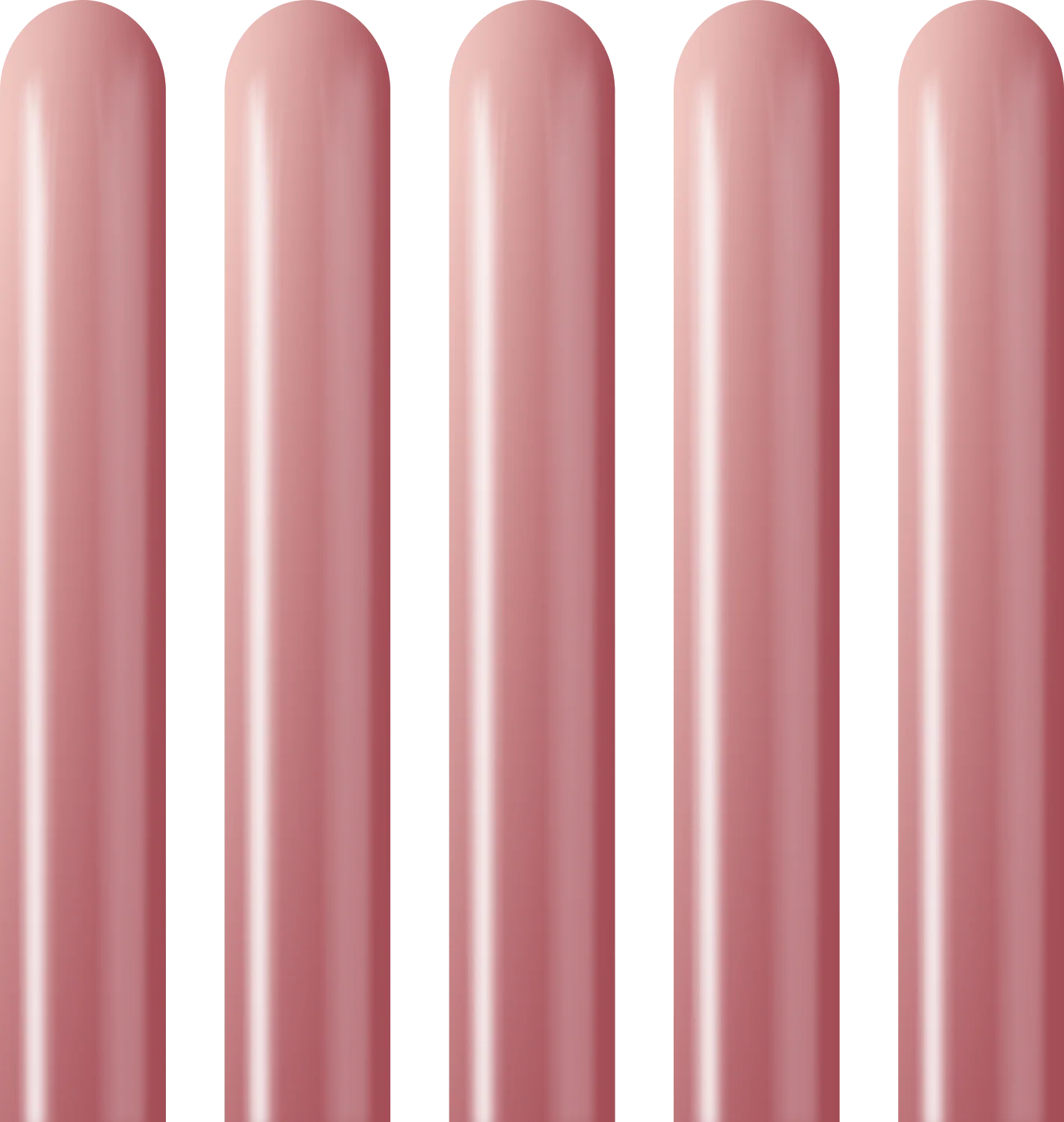 260K Nozzle Up Kalisan Twisting Latex Balloons Mirror Pink (50 Per Bag) - Image 4