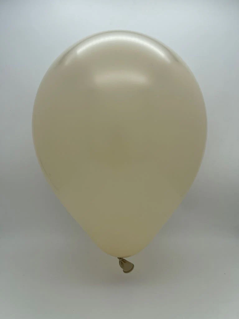 260K Nozzle Up Kalisan Twisting Latex Balloons Retro White Sand (50 Per Bag) - Image 2