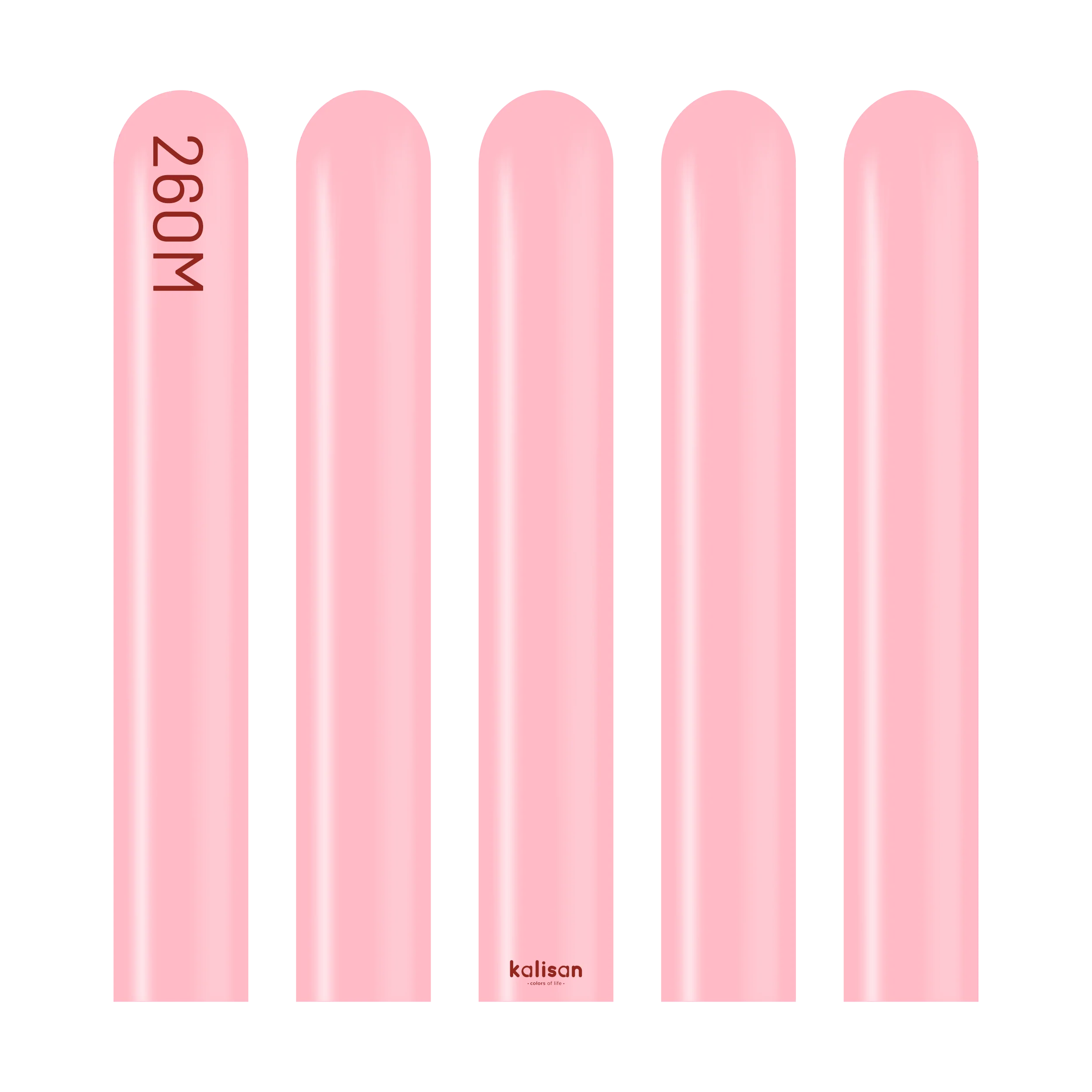 260K Nozzle Up Kalisan Twisting Latex Balloons Standard Flamingo Pink (50 Per Bag) - Image 3