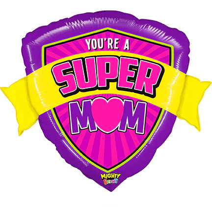 27" Mighty Bright Shape Mighty Super Mom Balloon