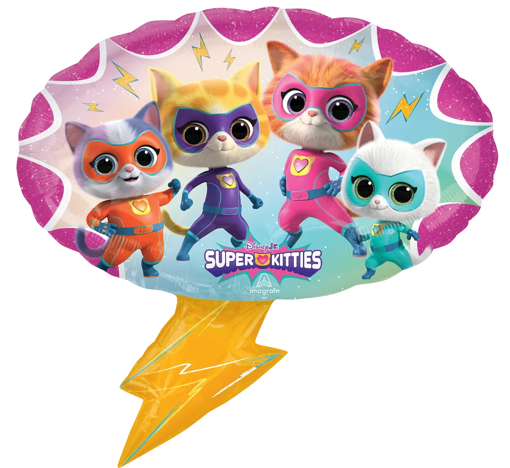 27" SuperShape Super Kitties Foil Balloon
