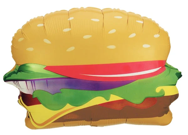 28" Balloon Packaged Hamburger Balloon